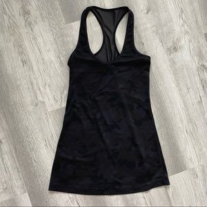Lululemon Camo Cool Racerback - Black/Grey Camo